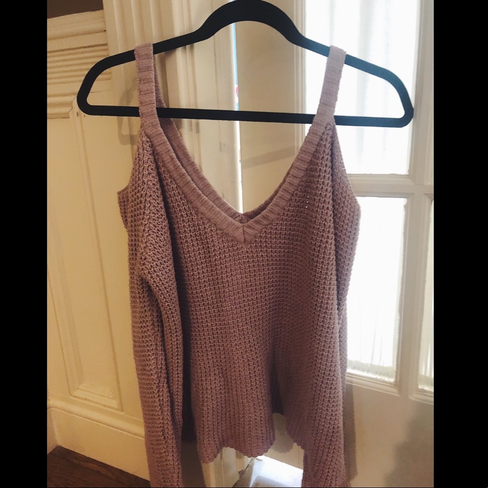 American Eagle off the shoulder sweater